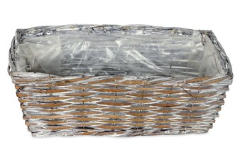 AB2062 Truhlík z vrbového proutí s fólií, aranžérský