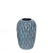 Váza porcelán 20cm šedomodrá