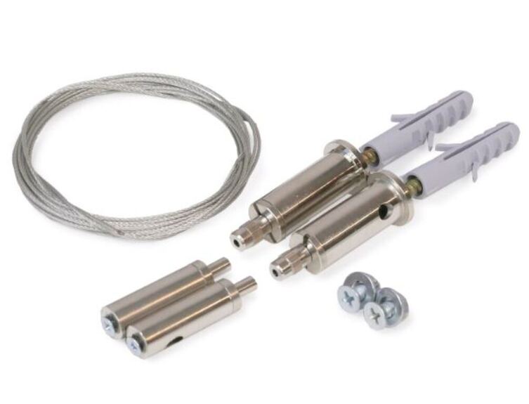 Montážní úchyt závěs EASY chrom 1,5 m, pár