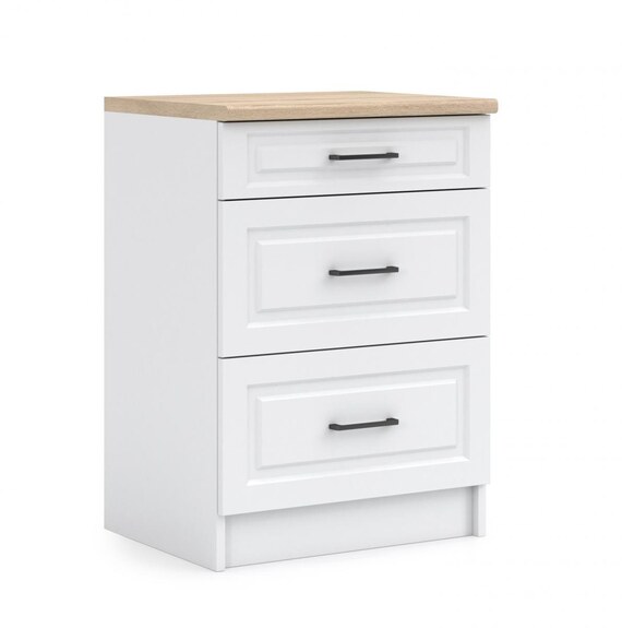 Kuchyňská skříňka spodní Falco Irma SZ40-3SZ bílá MAT