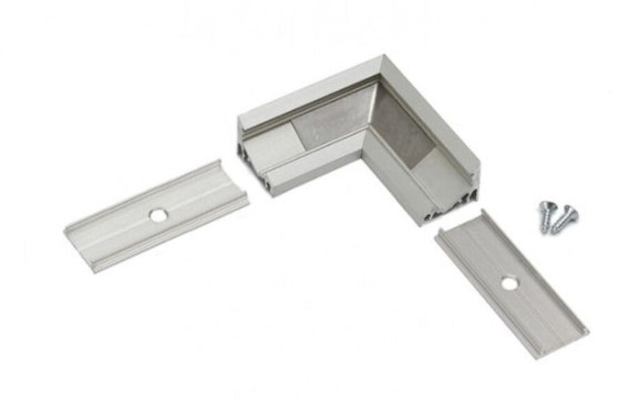 Spojka rohová WIRELI CORNER10 - 90° hliník anoda, ks