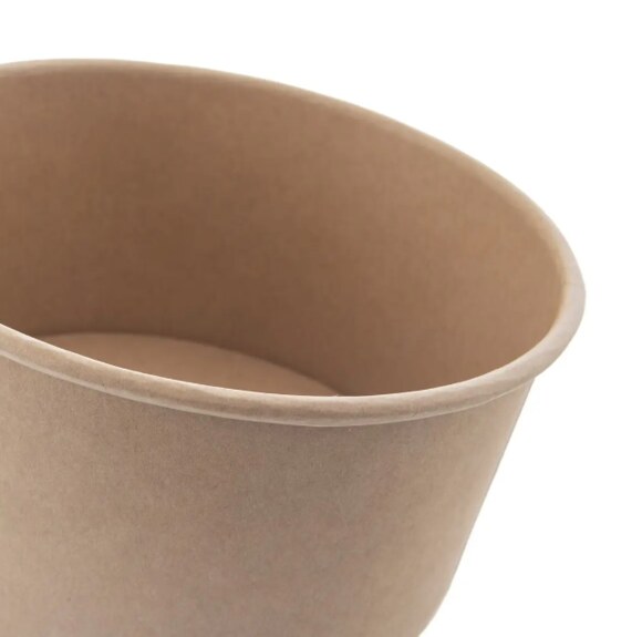 Miska papír/PE NATURE+víko pr. 14,5 cm 5 ks