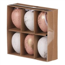 Vajíčko plastové, zlatě zdobené VEL7005