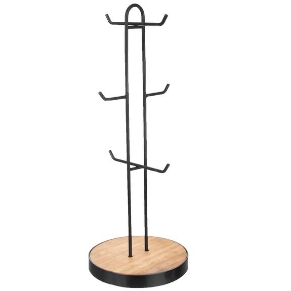 Stojan na hrnečky kov/dřevo RADKA