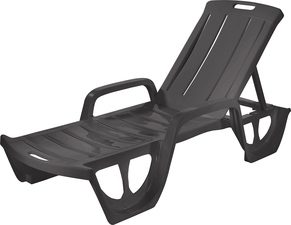 FLORIDA lehátko plastové - grafit