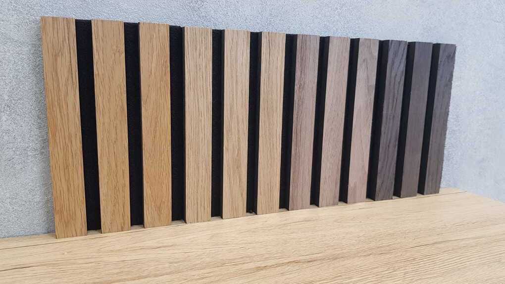 Dekorační obkladový SLAT panel akustic Vzorkovník