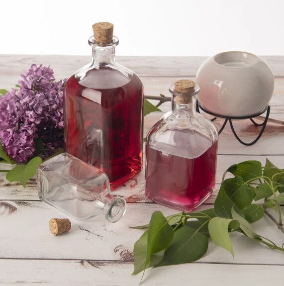 Láhev sklo/korek zátka 0,53 l