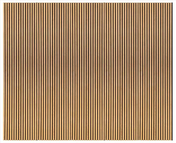 Dekorační obkladový SLAT panel akustic Dub Olej MDF Natur 300