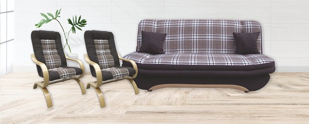 Pohovka s křesly PONTON  3+1+1 (GABRIELA)