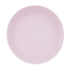 Talíř ker. dezert. RELIEF kulatý pr. 21 cm růžová