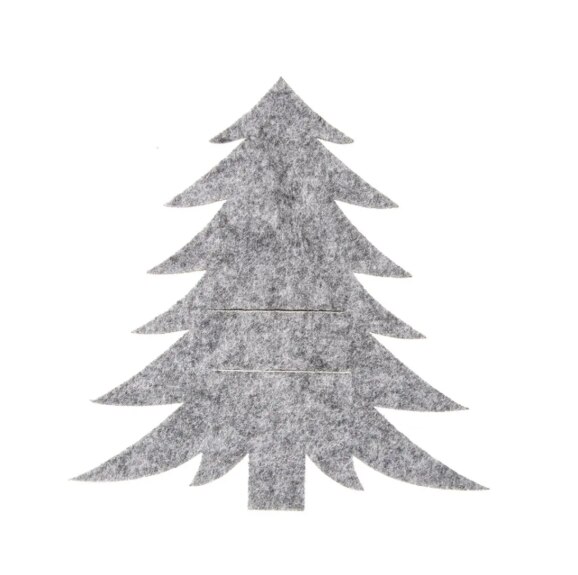 Kapsa na příbory polyester STROMEK 2 ks šedá