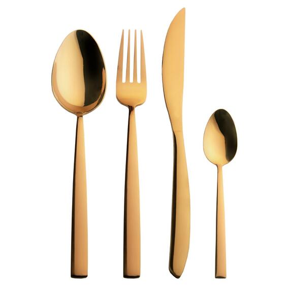 Příbory nerez Gold 24 ks