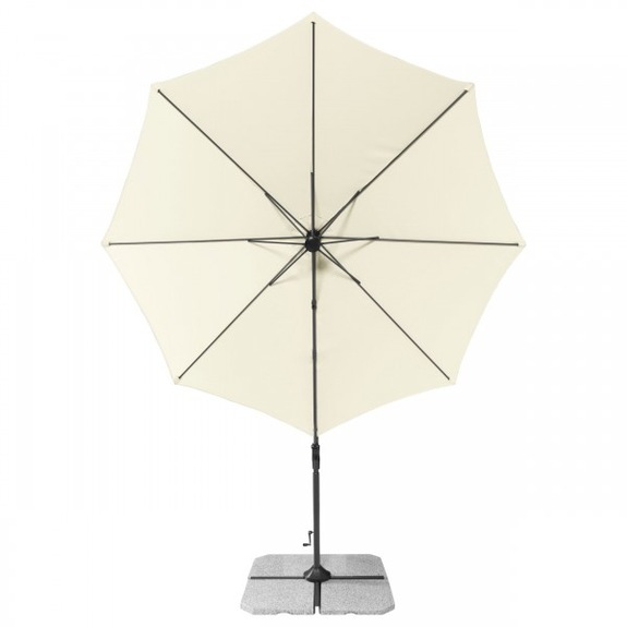 RAVENNA SMART 3 m – zahradní výkyvný slunečník s boční tyčí