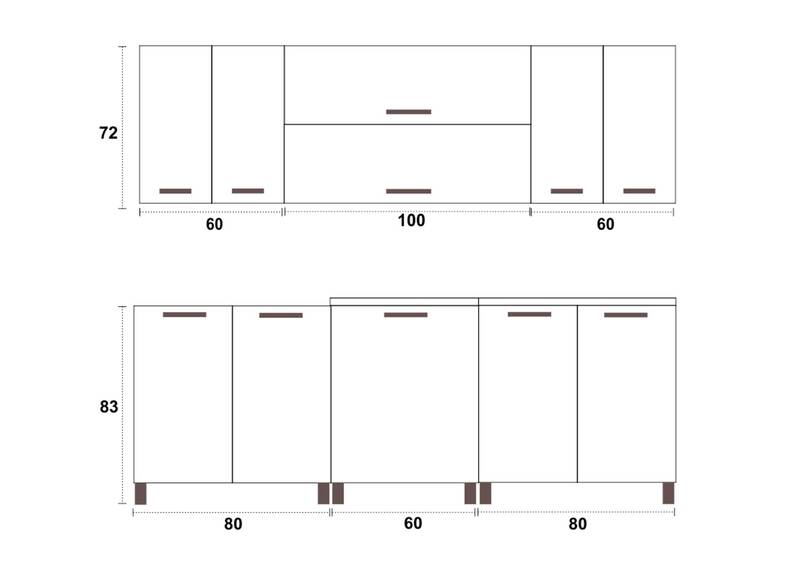 Kuchyňská linka Falco Eginger MDR 220