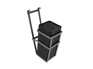 Závěsný držák Titane na nože, 104x173x366 mm, antracit