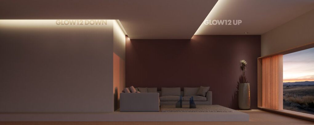 Profil WIRELI GLOW12 DOWN  A1C stříbrný elox, 2m (metráž)