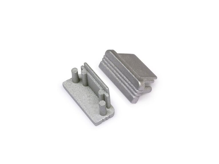 Koncovka WIRELI SURFACE10 stříbrná, pár