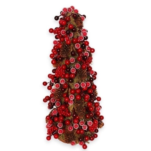 Kužel jeřabina pvc V39cm červená