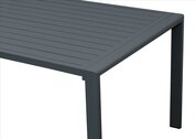 MORISS - zahradní hliníkový stůl 130 x 72 x 55 cm