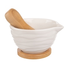 Hmoždíř porc./bambus WHITELINE pr. 10 cm