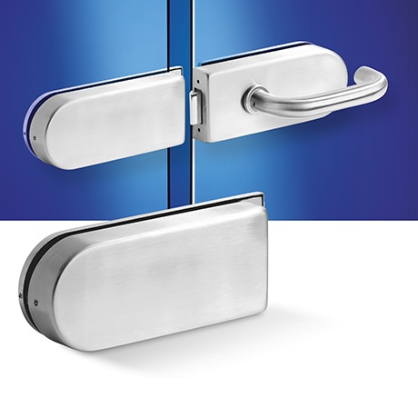 Protikus kování na skleněné dveře OV dlouhý nerez