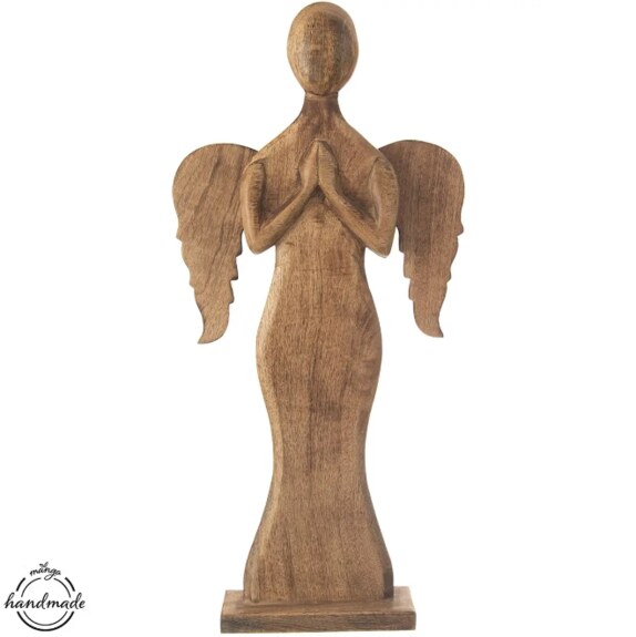 Anděl dřevo MANGO v. 107,5 cm