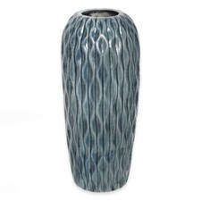 Váza porcelán 36cm šedomodrá