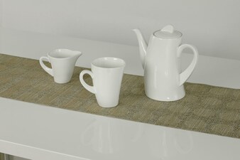 DK5027 Prostírání plastové - běhoun dekor  s kolečky  30x150cm