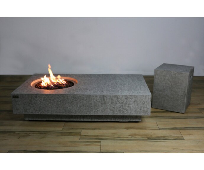 Stůl s plynovým ohništěm METROPOLIS