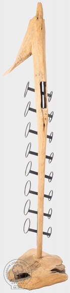 FLORES RECYCLE - stojan na víno z teaku