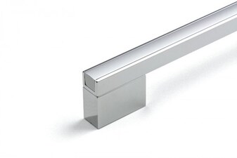 Úchytka TULIP Verona chrom lesklý/eloxovaný hliník