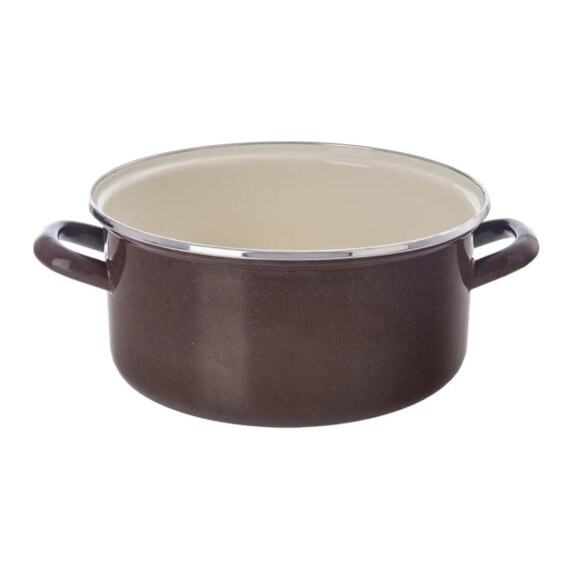 Kastrol smalt BROWN Lem 5 l