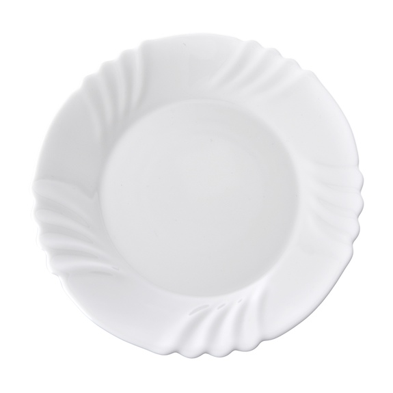 Talíř opál. sklo mělký LUNA vlnky pr. 25 cm, náhr. 129580