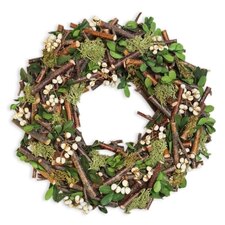 Věnec natural 29cm zelená