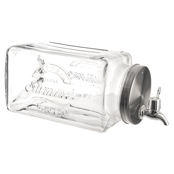 Láhev sklo/kov+kohoutek Lager do lednice 3,4 l, náhr. 143792