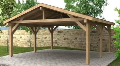 Přístřešek pro 2 auta