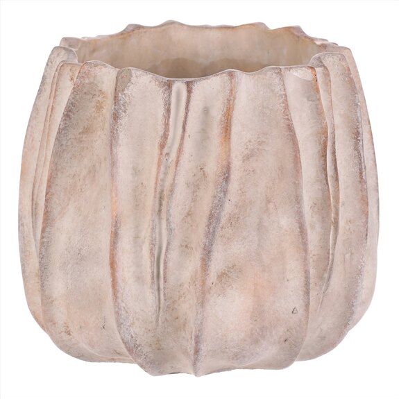 Obal na květiny - betonový, šedý