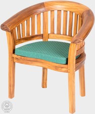 KARLAS Fabio II - polstr na křeslo zelený