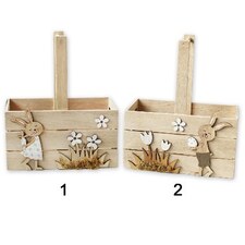 Bedýnka dřevo 21,5cm mix natural