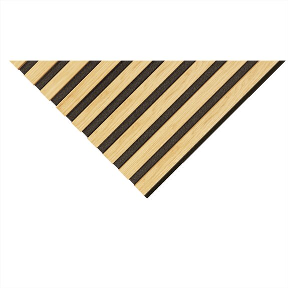 Dekorační obkladový SLAT panel akustic Dub přírodní Exkluzive