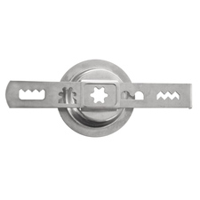 Nástavec na linecké cukroví nerez vel. 8