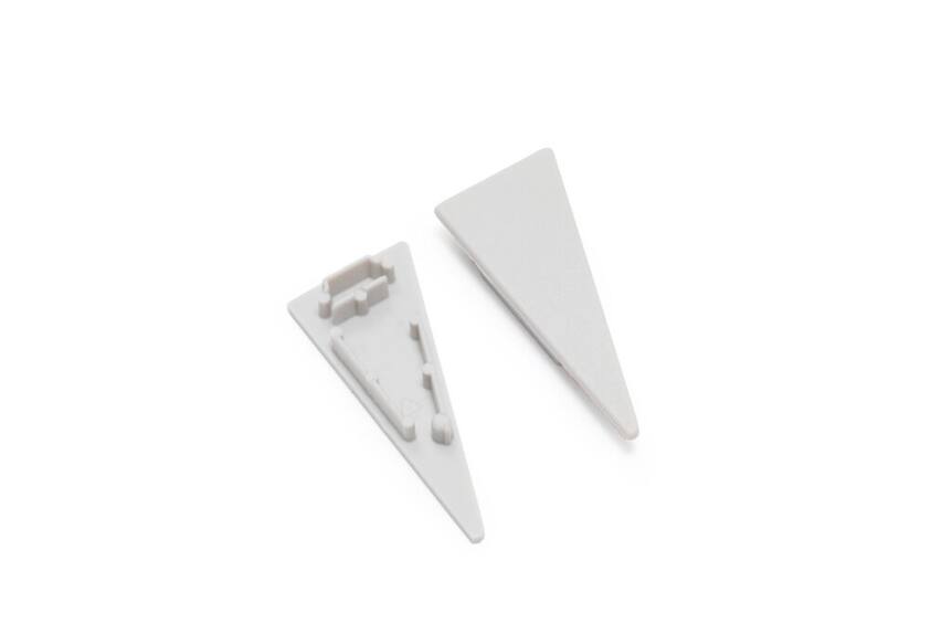 Koncovka WIRELI WALLE12 šedá, pár