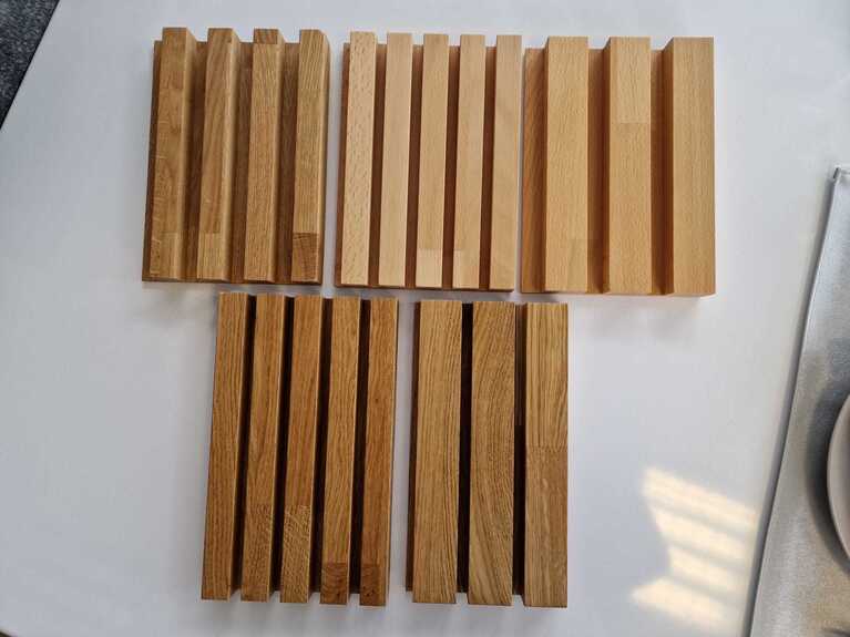 Dekorační obkladový SLAT panel masiv Vzorkovník