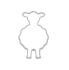 Vykrajovačka nerez ovečka stojící