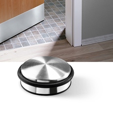 Podlahová dveřní zarážka 91x35mm 1,25 kg nerez