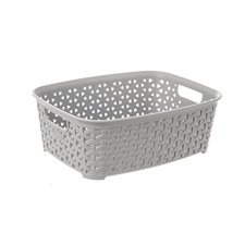 Košík UH RATAN Hobby 26x19x9 cm šedá