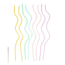 Svíčka vosk dortová spirála 8 ks 15 cm mix