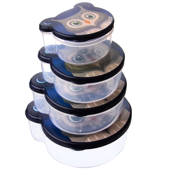 Box UH svačina Zoo 4 ks sova