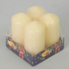 Svíčka Lis.Válec 40x80 S/4 sl.kost