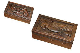 Krabička RAT006 mahagon